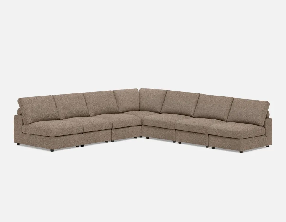 OLISA 7-pc modular interchangeable sofa