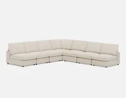 OLISA 7-pc modular interchangeable sofa
