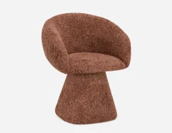 ORAN modern swivel dining armchair