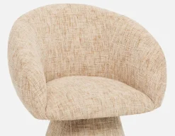 ORAN modern swivel dining armchair