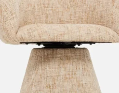 ORAN modern swivel dining armchair
