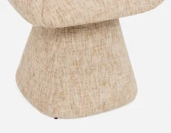ORAN modern swivel dining armchair