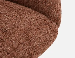 ORAN modern swivel dining armchair