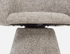 ORAN modern swivel dining armchair