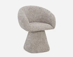 ORAN modern swivel dining armchair