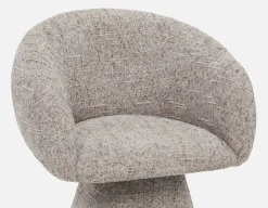 ORAN modern swivel dining armchair