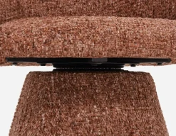 ORAN modern swivel dining armchair