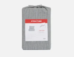 OXFORD 3-piece king duvet cover set