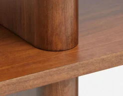 PALMO modern-retro 3-tier hutch shelf 165cm
