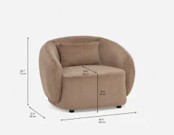 PATON contemporary accent chair