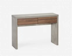 PETE mirrored top console table 120 cm