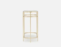 PETE mirrored top console table 120 cm