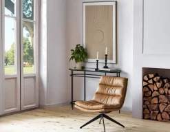 PETE mirrored top console table 120 cm