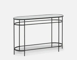 PETE mirrored top console table 120 cm