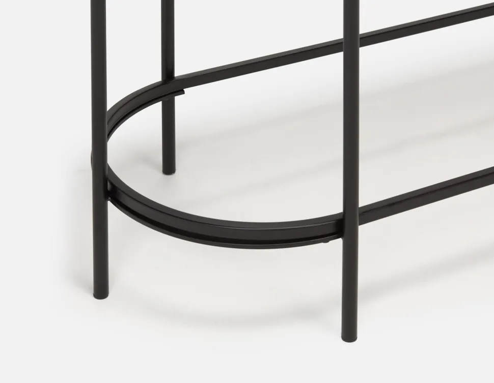 PETE mirrored top console table 120 cm