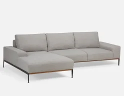 PRESTON modern left-facing sectional sofa
