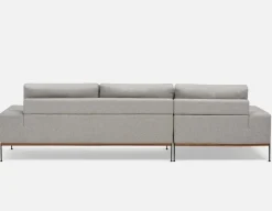 PRESTON modern left-facing sectional sofa