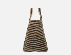 PRISCILLA braided jute tote bag