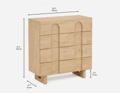 PRIYA elegant 4-drawer chest