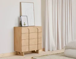 PRIYA elegant 4-drawer chest