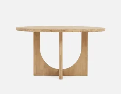 PRIYA round acacia wood dining table 140cm