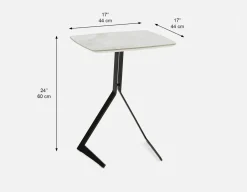 QOM ceramic end table