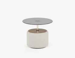 QOM ceramic end table