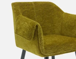 RALPH mid-century upholstered counter stool 66cm