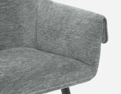 RALPH mid-century upholstered counter stool 66cm