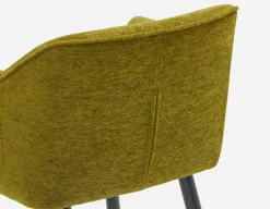 RALPH mid-century upholstered counter stool 66cm
