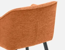 RALPH mid-century upholstered counter stool 66cm