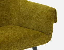 RALPH mid-century upholstered counter stool 66cm