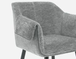 RALPH mid-century upholstered counter stool 66cm