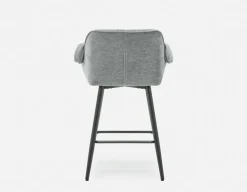 RALPH mid-century upholstered counter stool 66cm