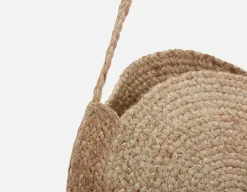 RAYDEN braided jute tote bag