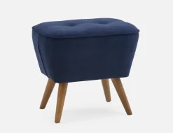 REILLY braided jute ottoman