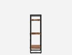 RENO acacia wood 3-tier bookcase