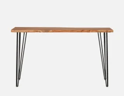 RENO solid acacia wood bar table 160cm