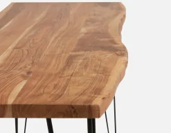 RENO solid acacia wood bar table 160cm