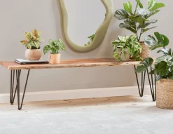 RENO solid acacia wood bench