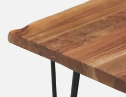 RENO solid acacia wood coffee table 120 cm