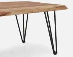 RENO solid acacia wood coffee table 120 cm