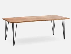 RENO solid acacia wood console table 120 cm