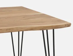 RENO solid acacia wood dining table 180 cm