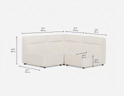 REVAN modern modular sofa customize to fit your space