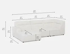 REVAN modern modular sofa customize to fit your space