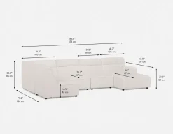 REVAN modern modular sofa customize to fit your space