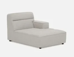 REVAN modern right-side modular lounge chair with arm customize to fit your space