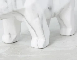 RHYNO faux marble sculpture 28 cm