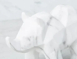 RHYNO faux marble sculpture 28 cm